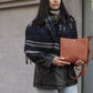 Women's leather handbag: "FOX" crossbody: