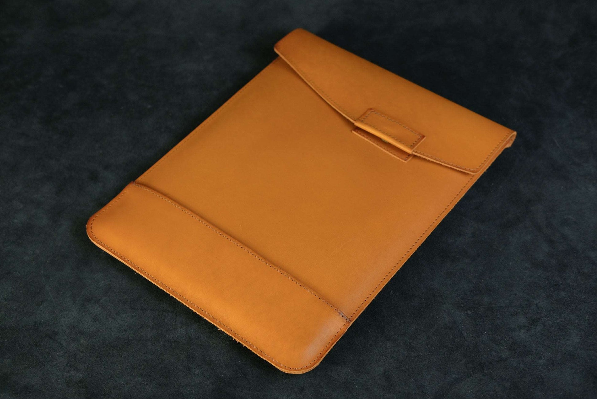 Case for MacBook leather Chocolate Design №21