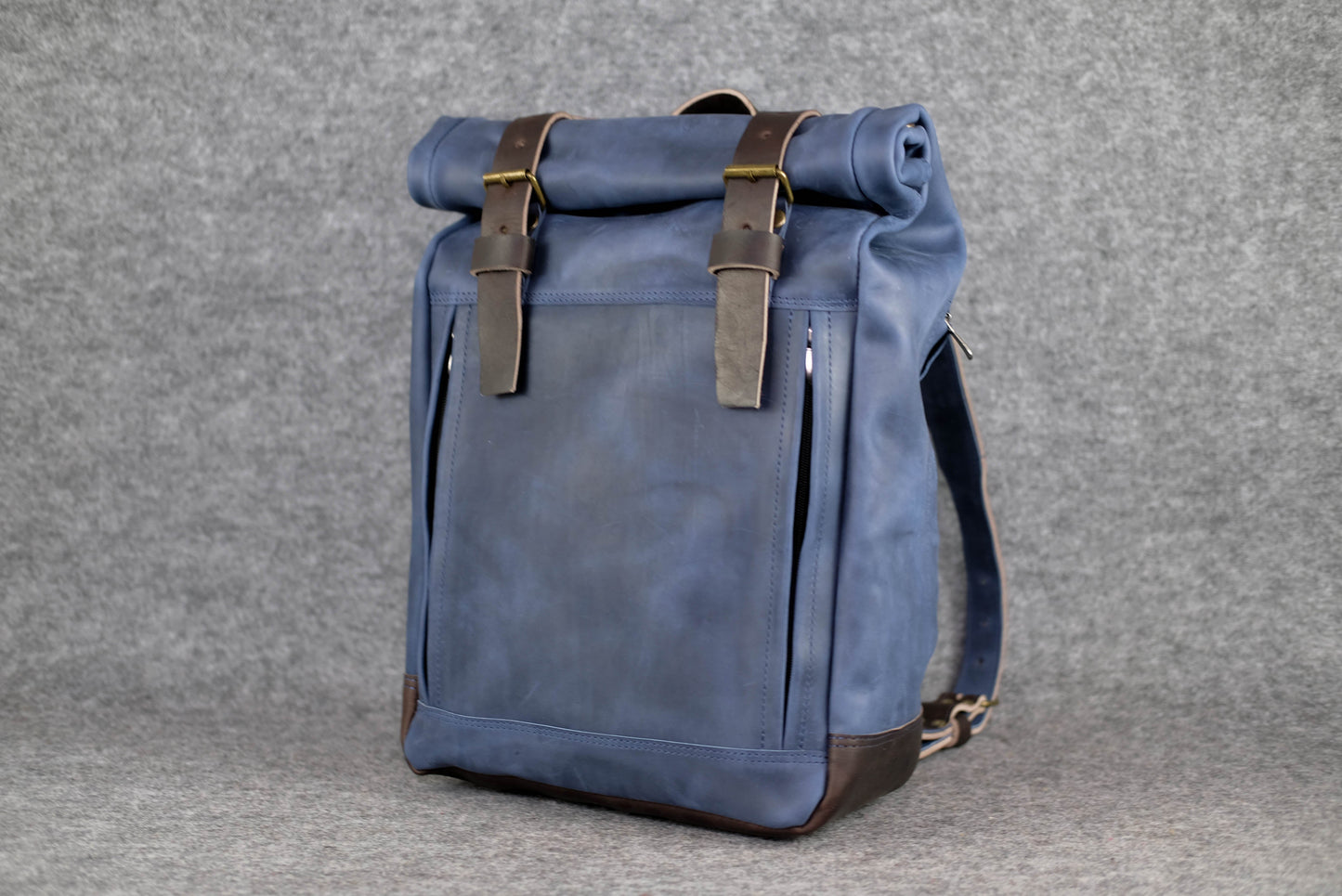 Men Backpack Chocolate + Amber "Hankle H7"