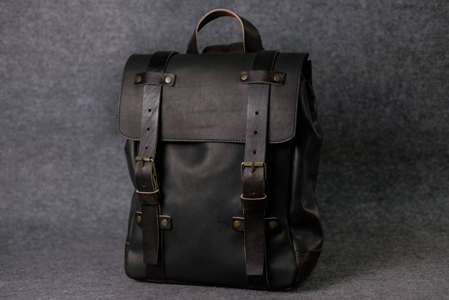 Men Backpack Black + Cherry "Hankle H1"