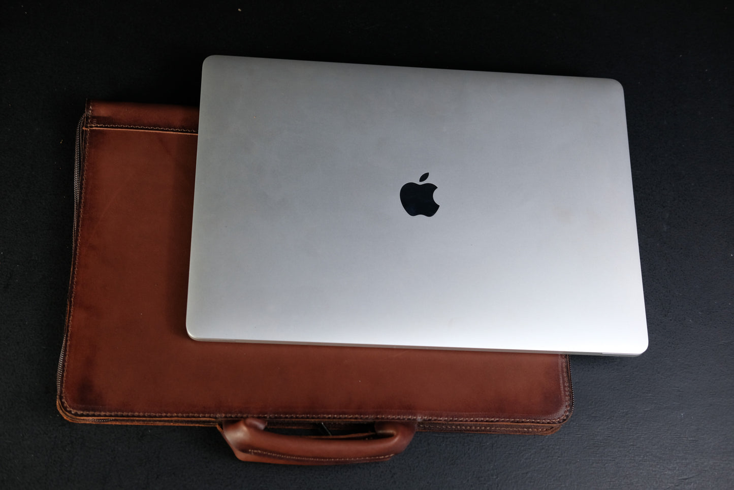 Case for MacBook leather Brown Model №31