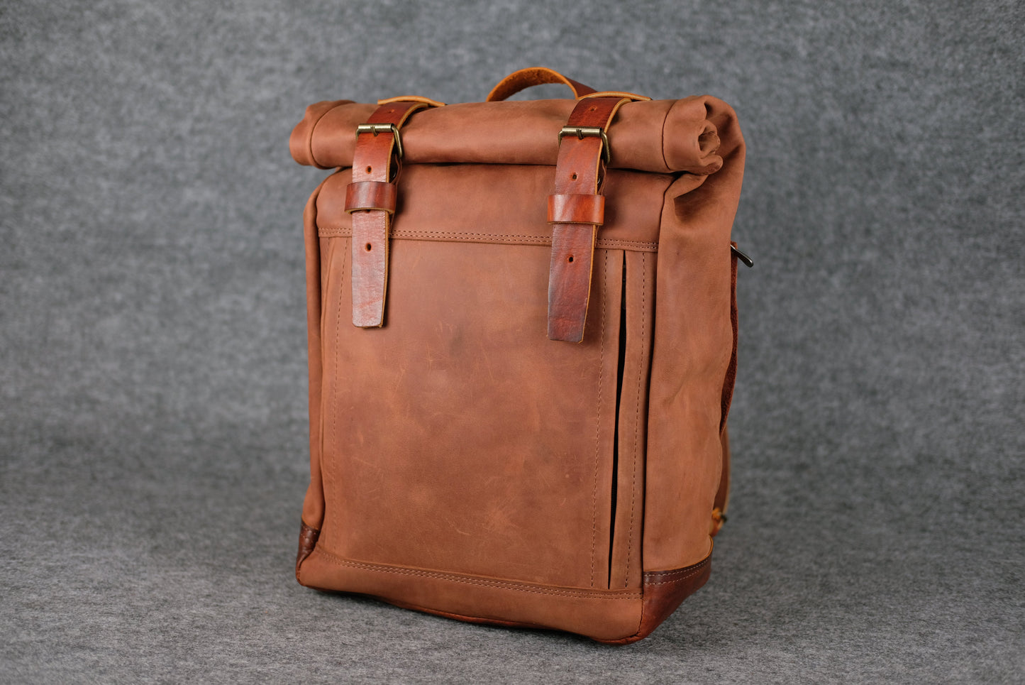 Men Backpack Chocolate + Amber "Hankle H7"