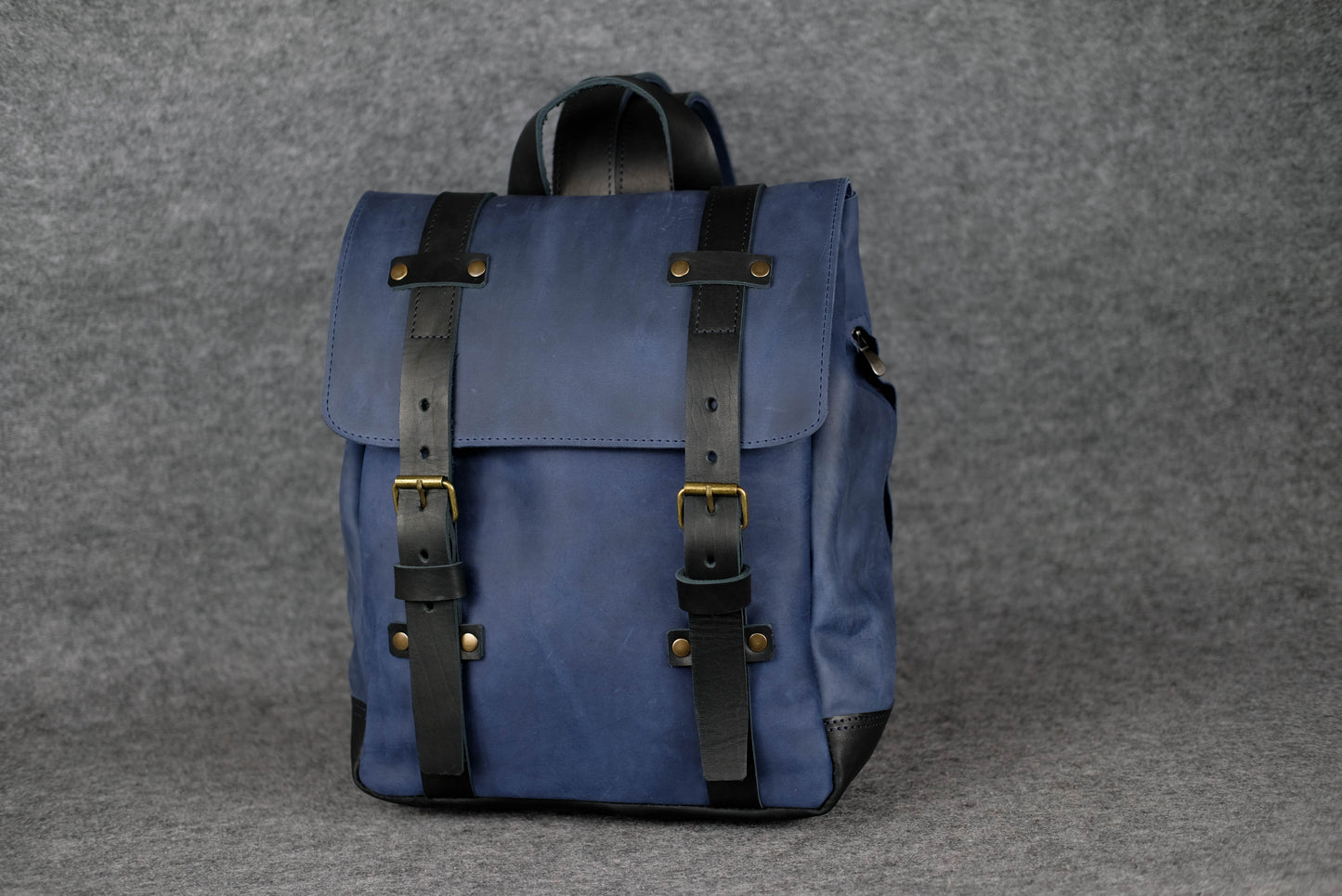 Men Backpack Blue + Cherry "Hankle H1"