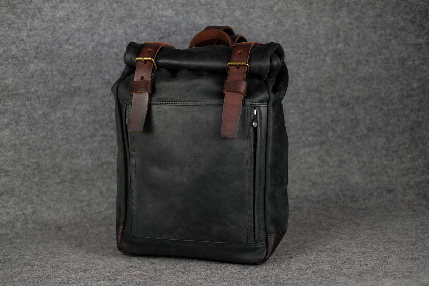 Men Backpack Chocolate + Amber "Hankle H7"