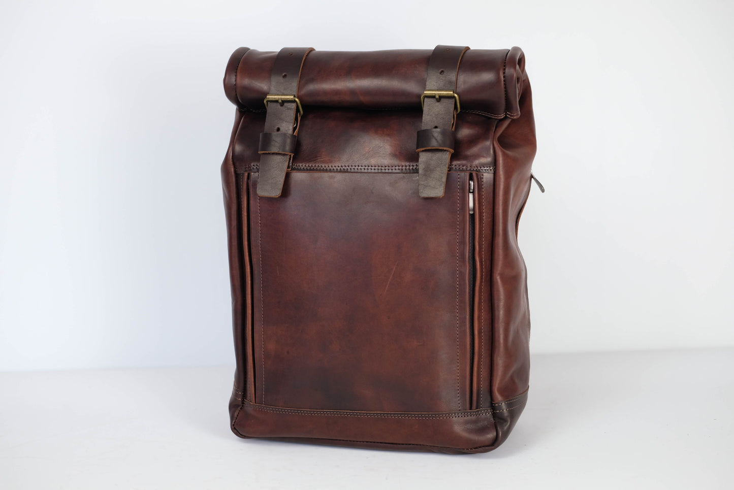 Men Backpack Chocolate + Amber "Hankle H7"