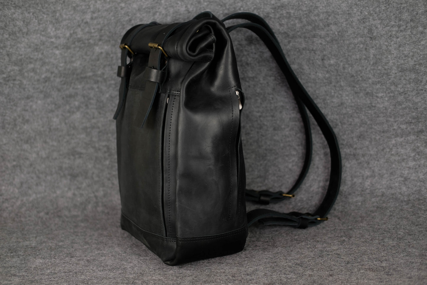 Men Backpack Black + Black "Hankle H7"