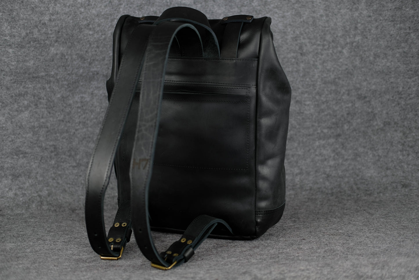 Men Backpack Black + Black "Hankle H7"