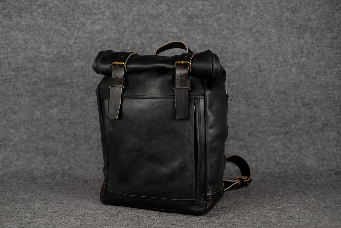 Men Backpack Chocolate + Amber "Hankle H7"