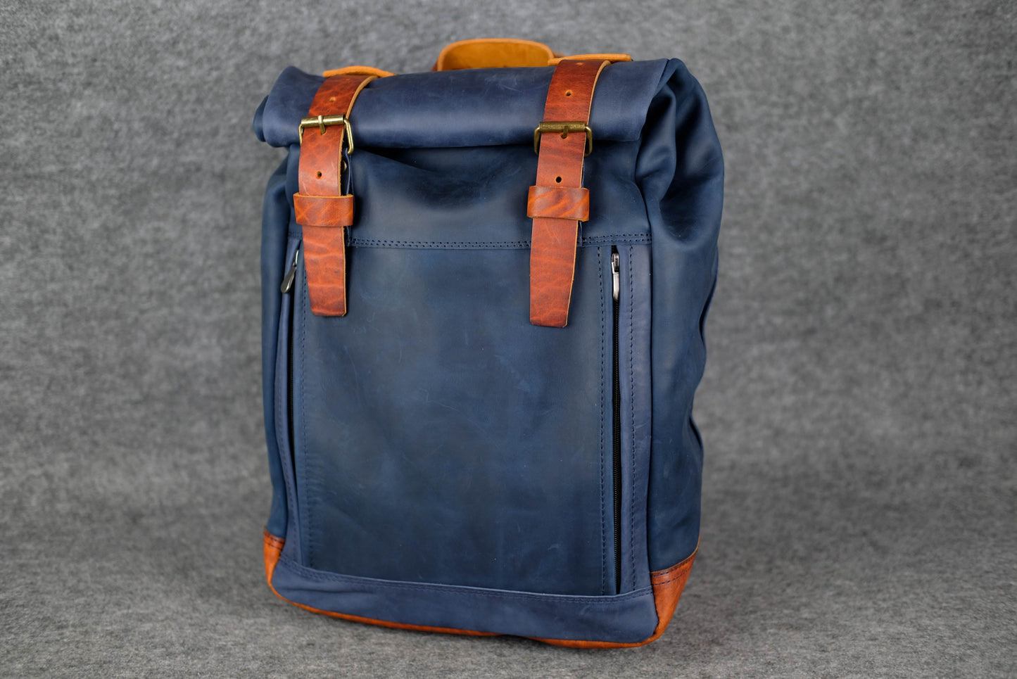 Men Backpack Chocolate + Amber "Hankle H7"