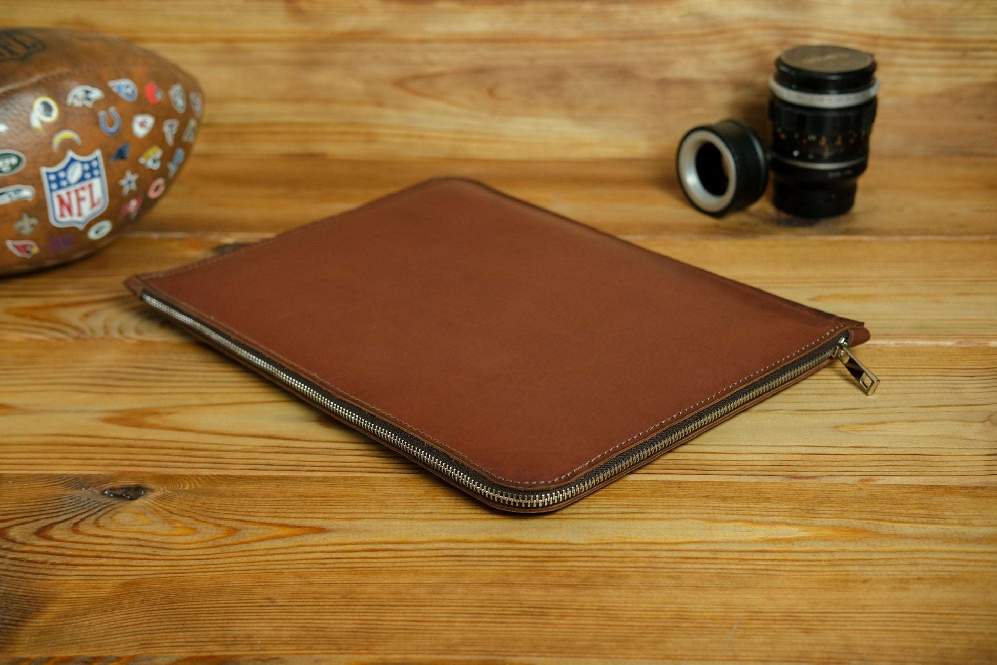 Case for MacBook leather Red Model №41