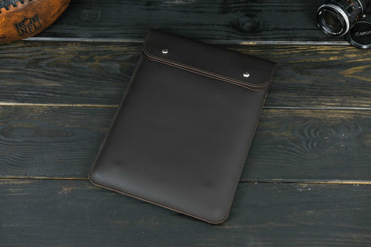 Case for MacBook leather Chocolate Model №38