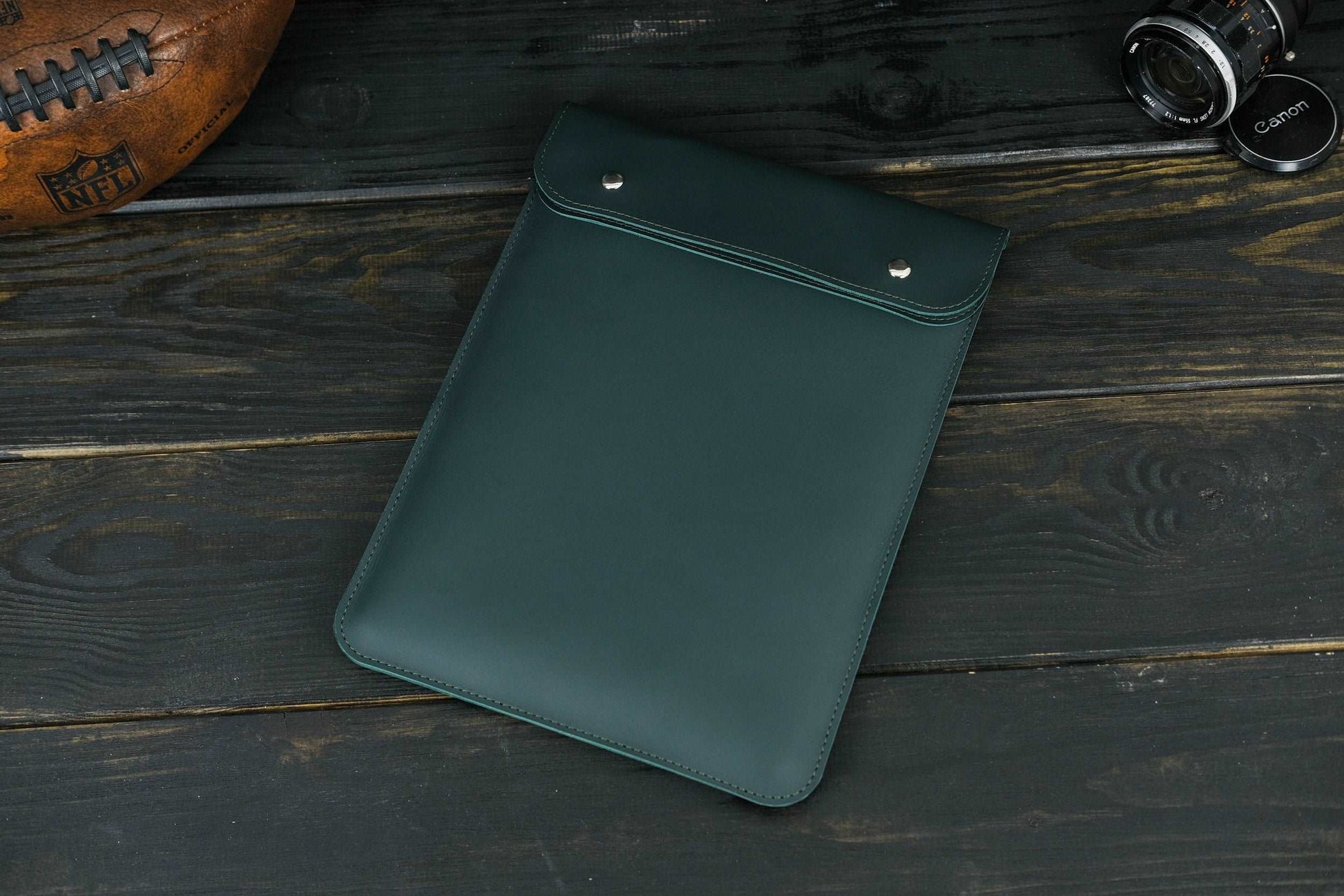 Case for MacBook leather Beige Model №38