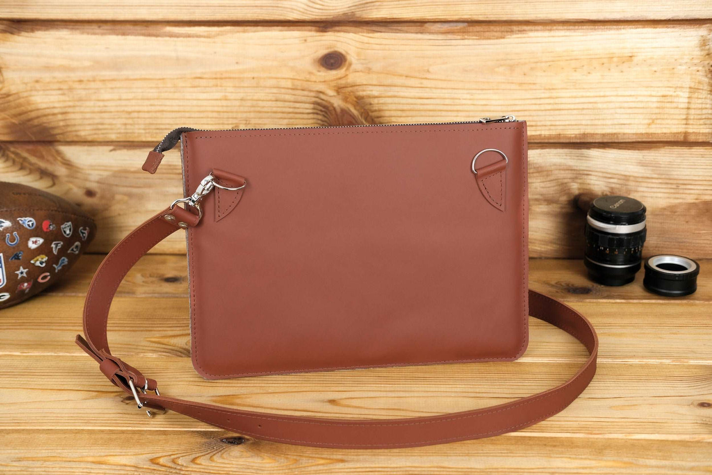 Case for MacBook leather Cognac Model №44