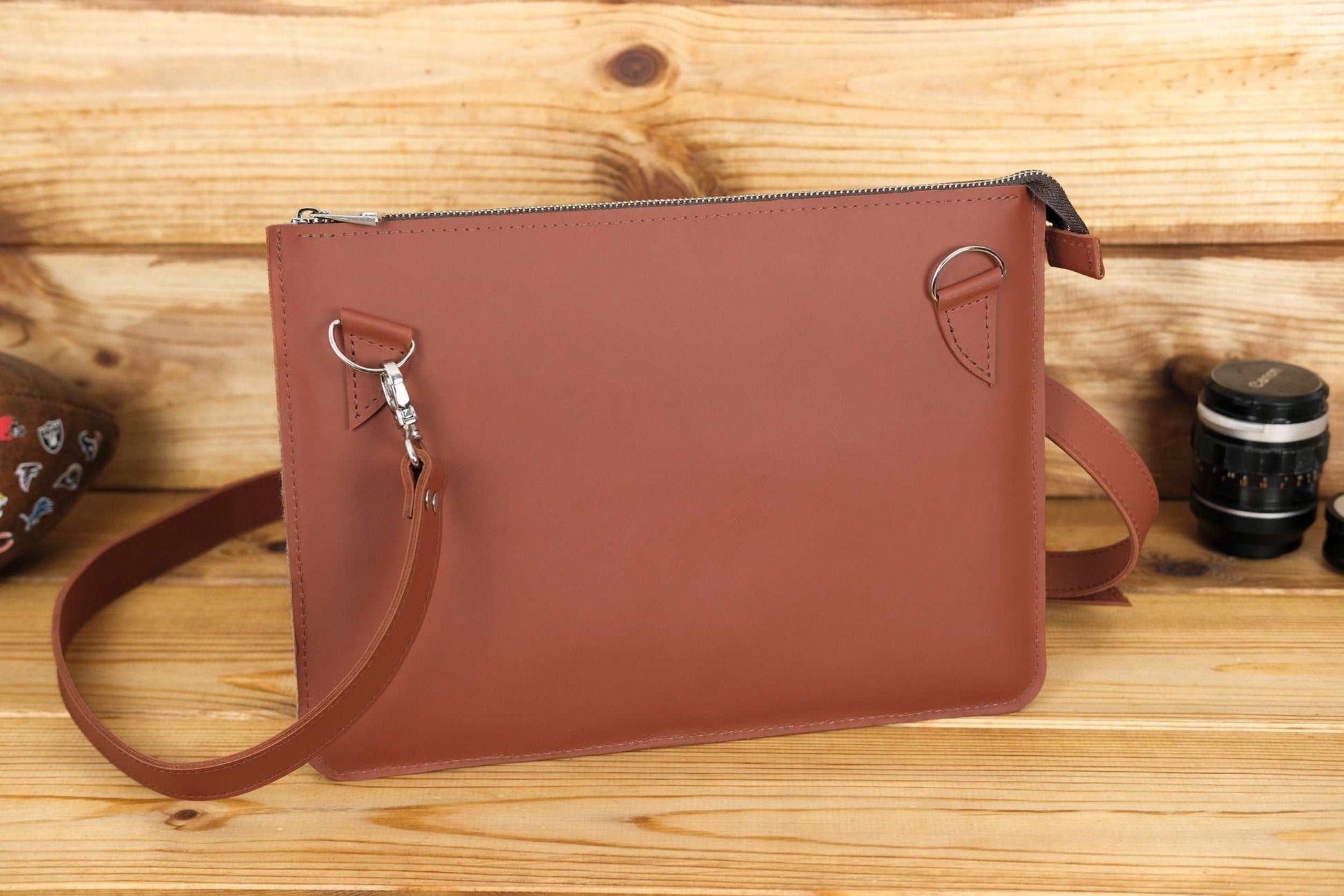 Case for MacBook leather Cognac Model №44