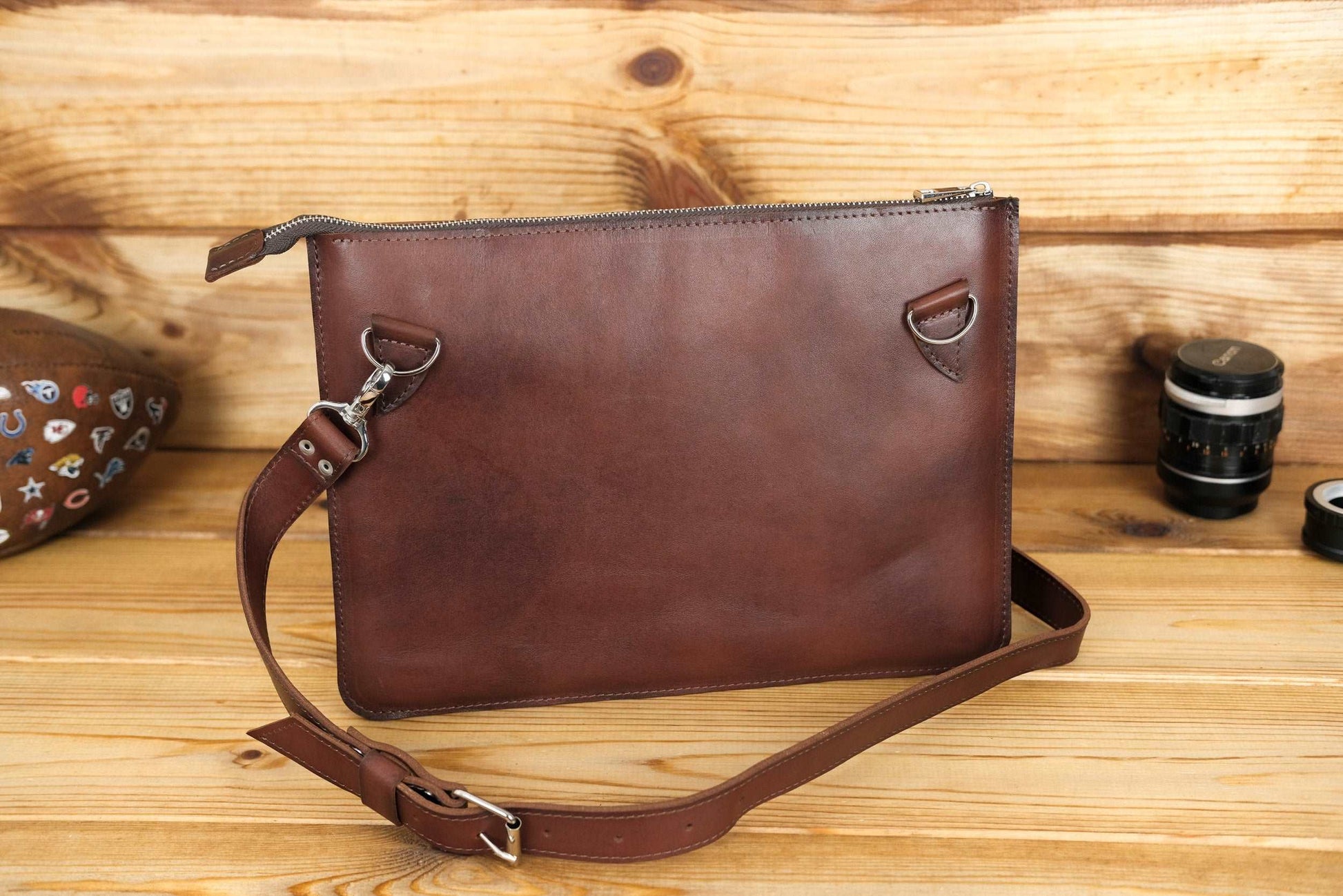 Case for MacBook leather Cognac Model №44