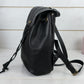Women leather backpack Black "Prague"