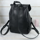 Women leather Backpack Black "Jane".