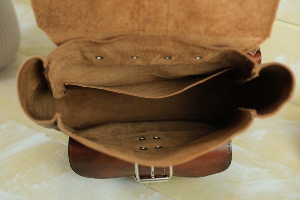 Women leather Backpack "Jun".