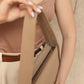 Leather women crossbody bag: "Baguette LI"