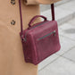 Leather women large bag suitcase "Bumida"