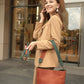 women's leather bag brown