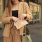 women's leather bag beige